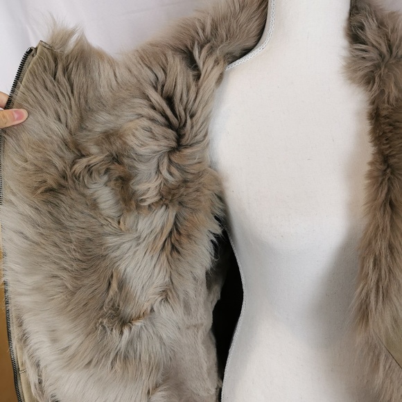 Vince Shearling Long Coat - Picture 4 of 7